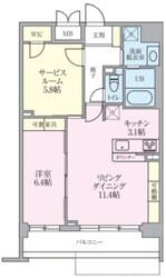 Calm Residence Prologueの物件間取画像